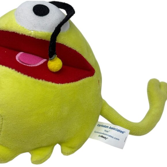 CURRICULUM ASSOCIATES iReady YOOP 6" Green Cyclops Monster Plush One Eye - Picture 4 of 4